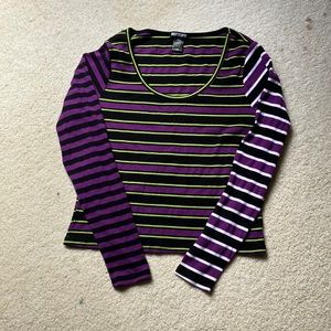 Hot Topic Striped long sleeve shirt